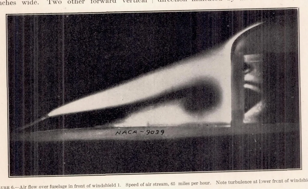 An illustration from Improved Airplane Windshields to Provide Vision in Stormy Weather, 1935, leaf 8