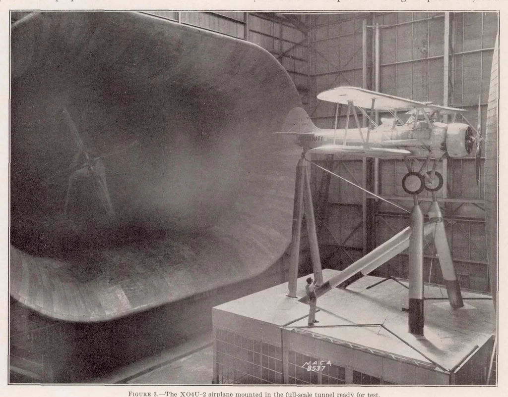 An illustration from Cooling Characteristics of a 2-Row Radial Engine, 1937, leaf 7