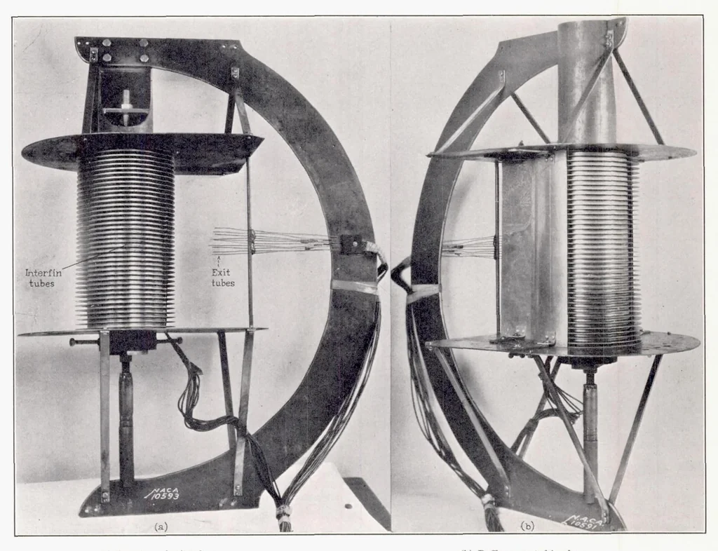 An illustration from Air Flow Around Finned Cylinders, 1937, leaf 5