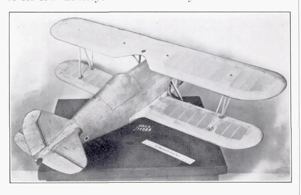 An illustration from Preliminary Tests in the NACA Free-Spinning Wind Tunnel, 1937, leaf 5