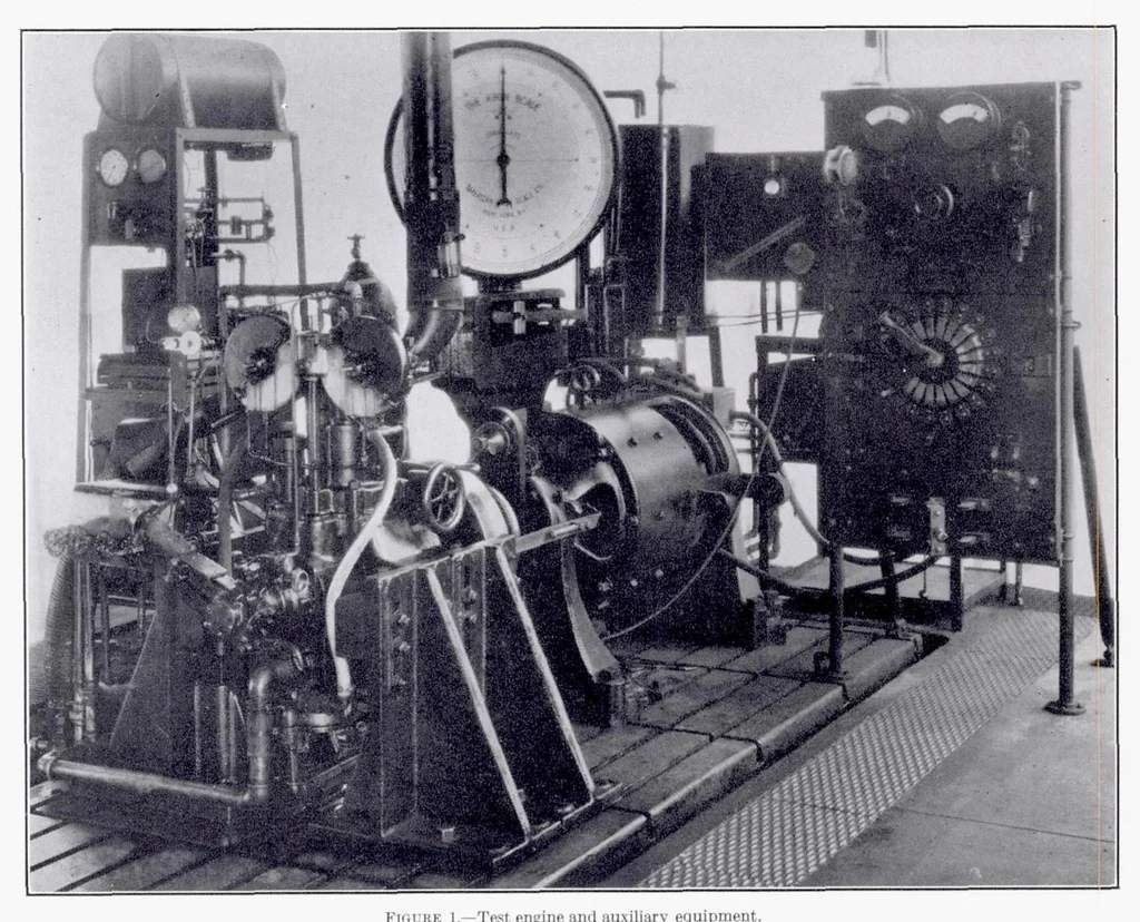 An illustration from The Quiescent-Chamber Type Compression-Ignition Engine, 1937, leaf 5