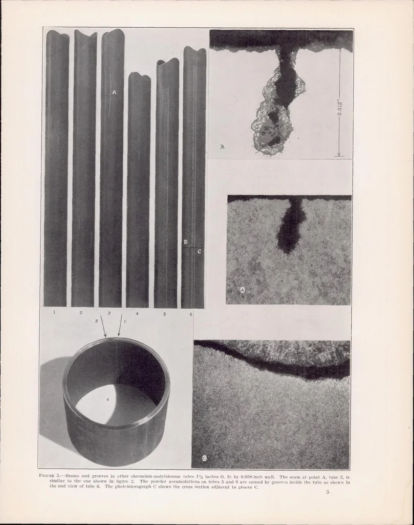 An illustration from Strength of Welded Aircraft Joints, 1937, leaf 8