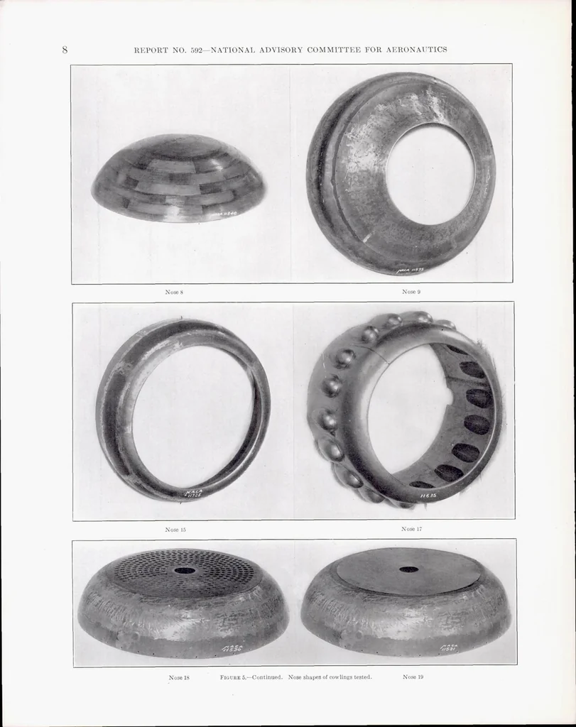 An illustration from Full-Scale Tests of NACA Cowlings, 1937, leaf 11