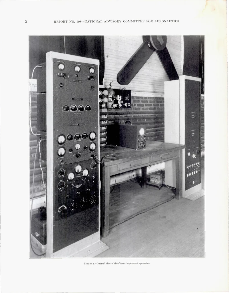 An illustration from Alternating-Current Equipment for the Measurement of Fluctuations of Air Speed in Turbulent Flow, 1937, leaf 5