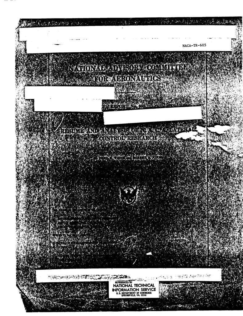 An illustration from Resume and analysis of NACA lateral control research, 1937, leaf 0