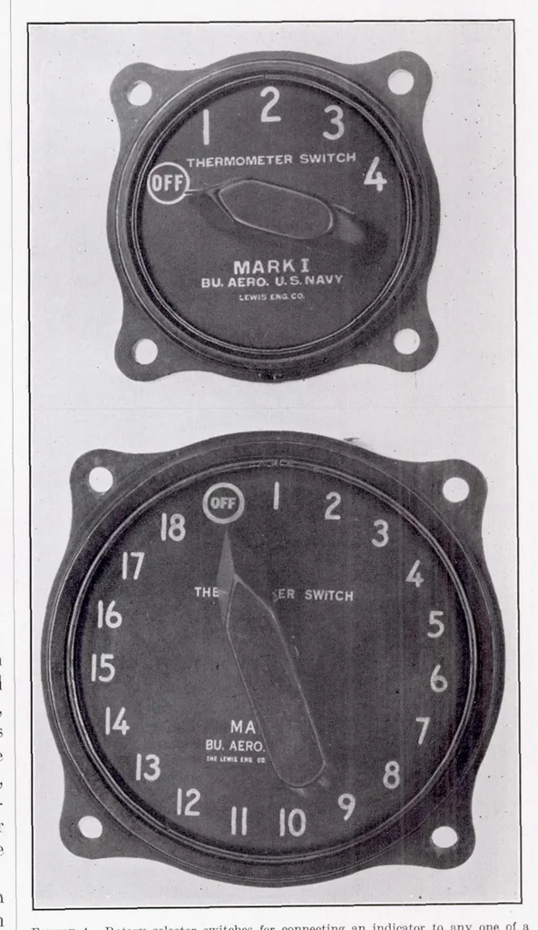 An illustration from Electrical Thermometers for Aircraft, 1937, leaf 6