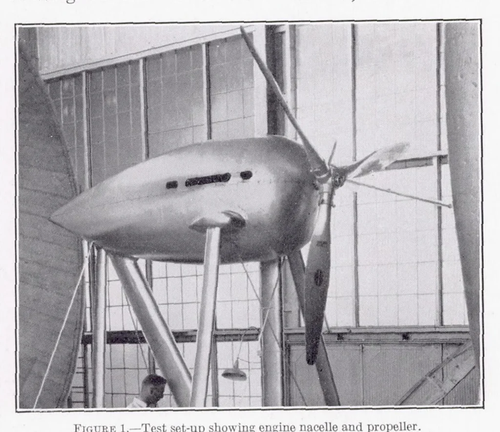 An illustration from The Torsional and Bending Deflection of Full-Scale Aluminum-Alloy Propeller Blades Under Normal Operating Conditions, 1938, leaf 4