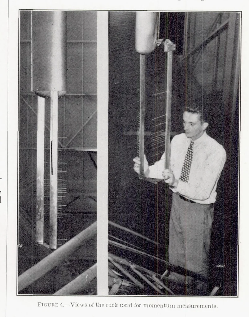 An illustration from Tests of NACA 0009, 0012, and 0018 Airfoils in the Full-Scale Tunnel, 1939, leaf 5