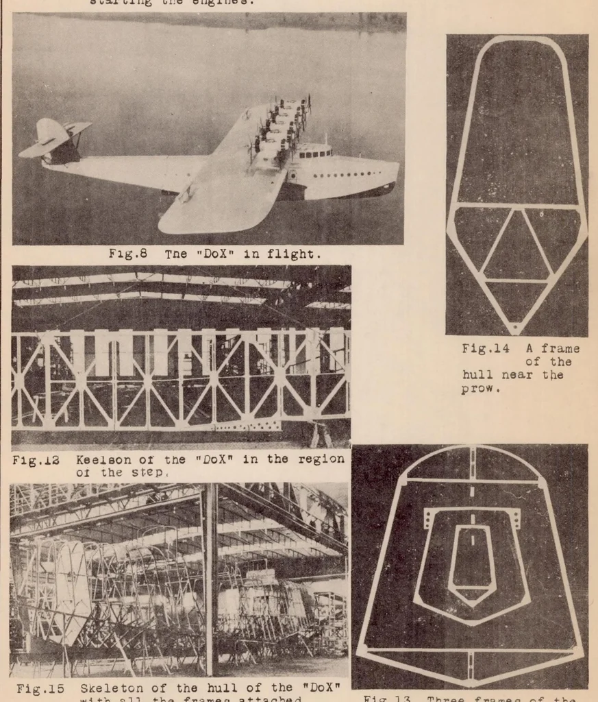 An illustration from Structural Details of the Giant Dornier Seaplane "Do X.", 1930, leaf 27