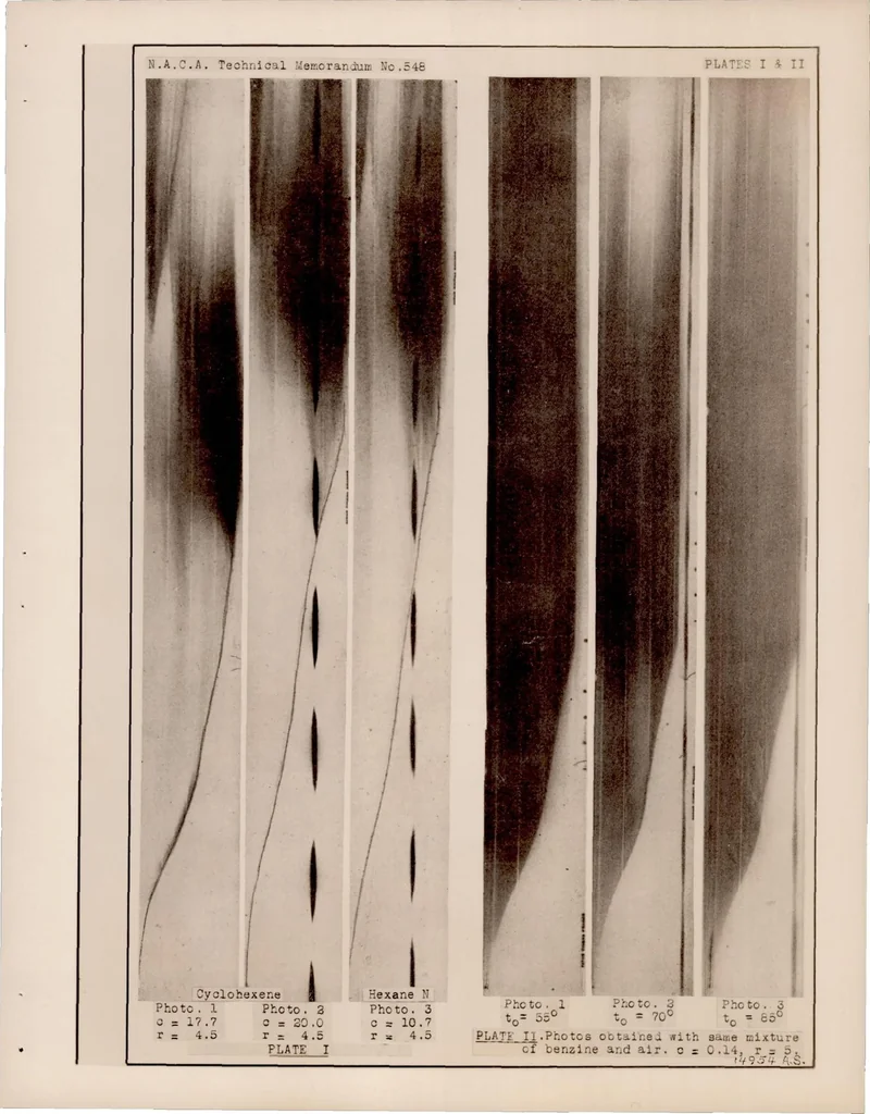 An illustration from Contribution to the Study of Normal Burning in Gaseous Carbureted Mixtures. Part II, 1930, leaf 38