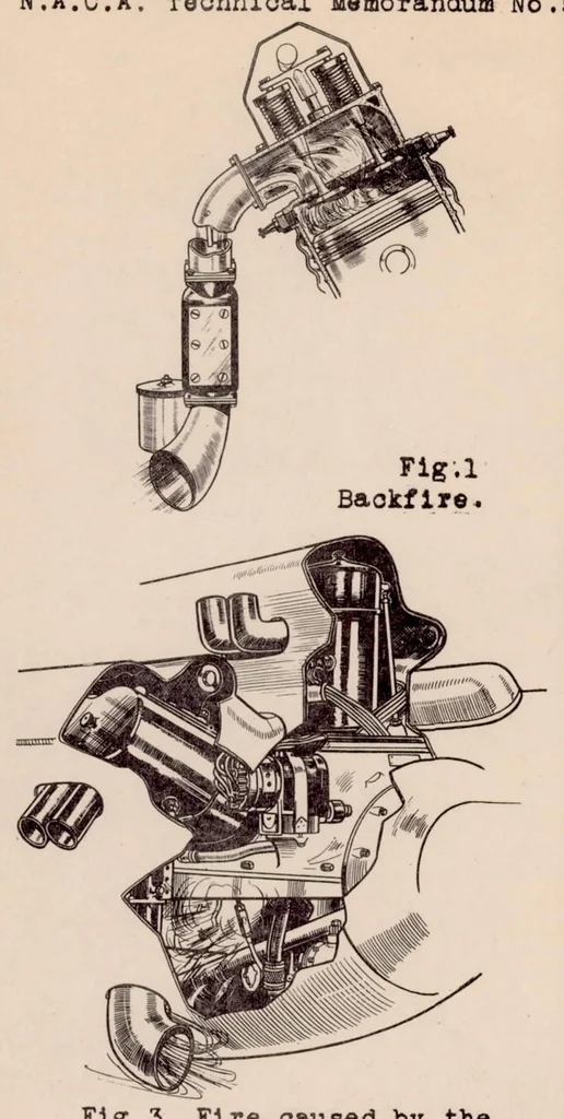 An illustration from Combating Airplane Fires, 1930, leaf 22