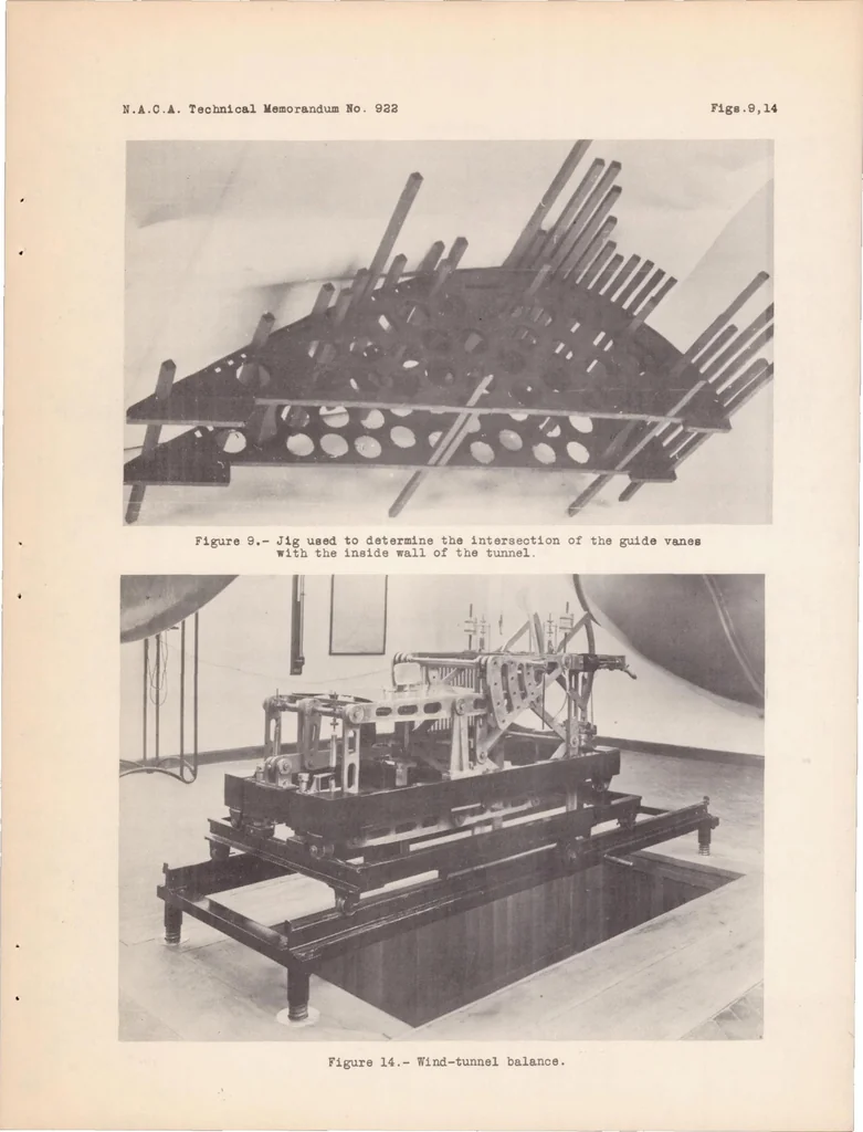An illustration from The Breda Wind Tunnel, 1939, leaf 12