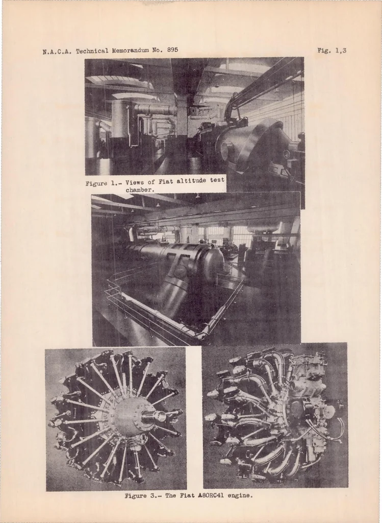 An illustration from The Power of Aircraft Engines at Altitude, 1939, leaf 31