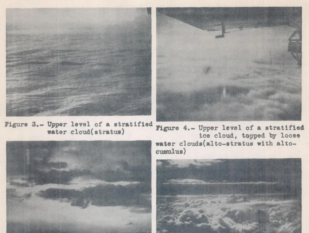 An illustration from Meteorological-physical Limitations of Icing in the Atmosphere, 1939, leaf 12
