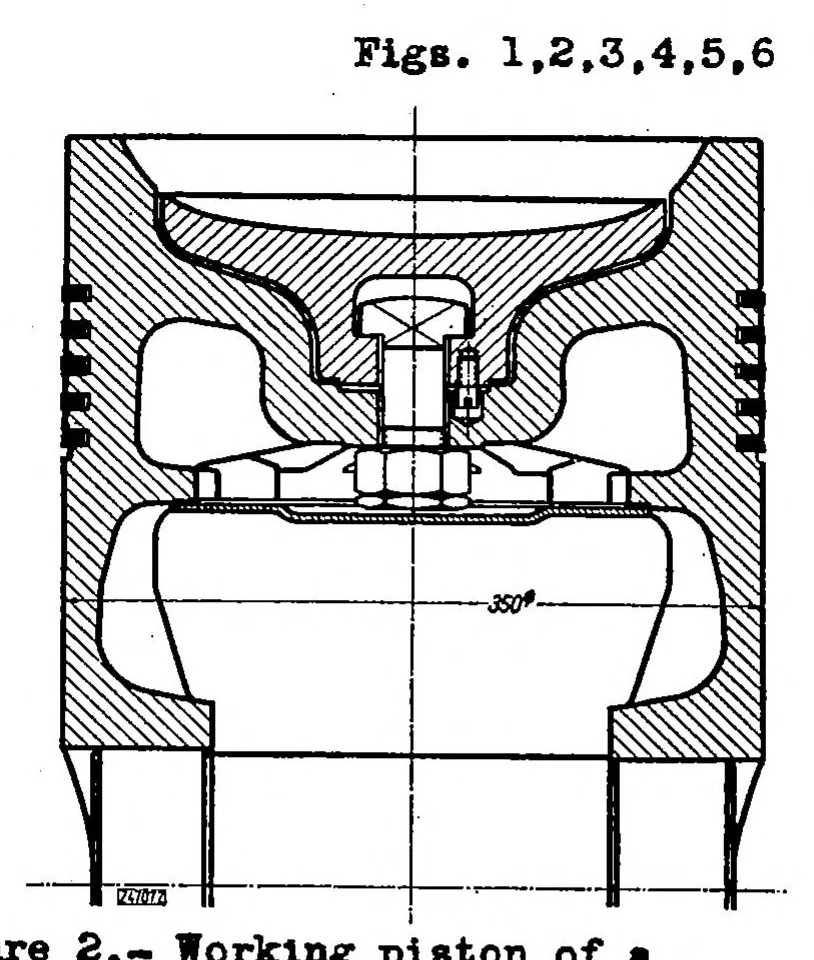An illustration from Heat-stressed structural components in combustion-engine design, 1938, leaf 10