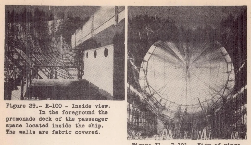 An illustration from The Present Status of Airship Construction, Especially of Airship-framing Construction, 1938, leaf 37