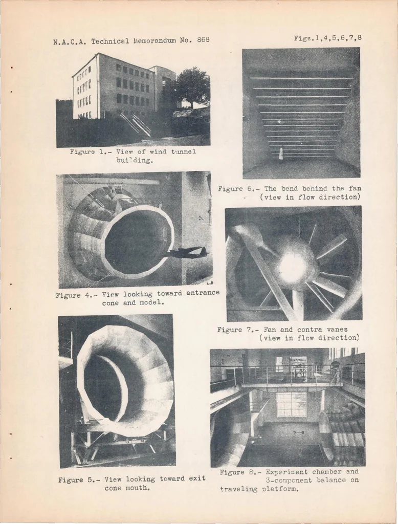 An illustration from The Dornier Wind Tunnel, 1938, leaf 10