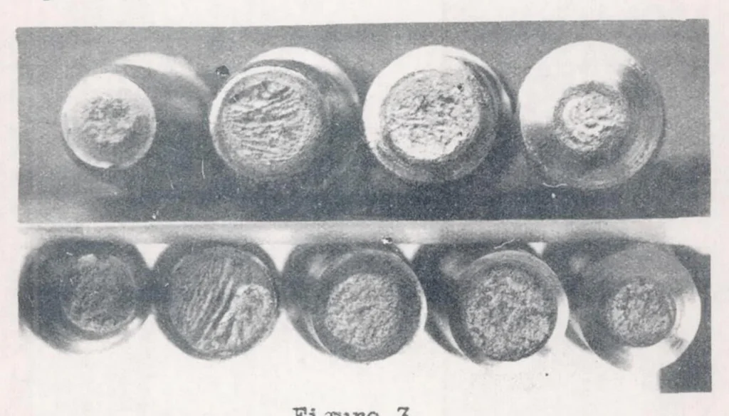 An illustration from The Influence of Notches Under Static Stress, 1938, leaf 29