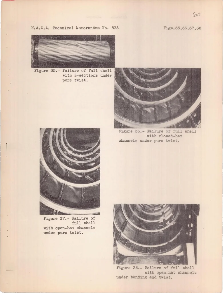 An illustration from The Strength of Shell Bodies : Theory and Practice, 1937, leaf 61
