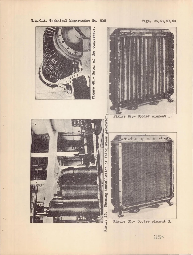An illustration from High-speed Wind Tunnels, 1936, leaf 35