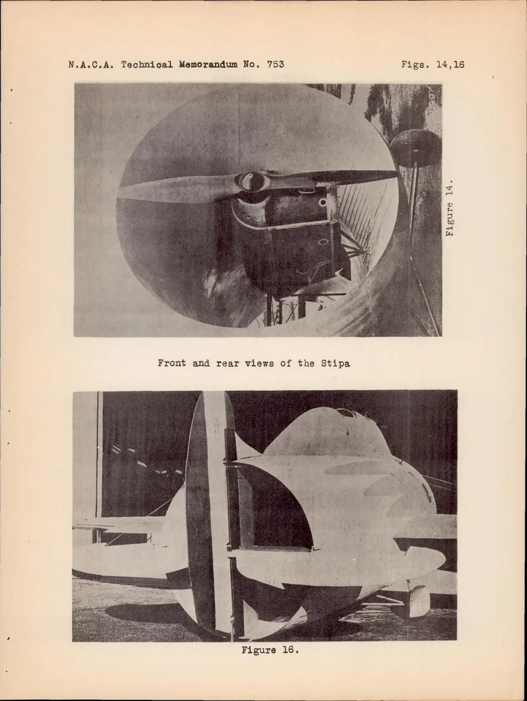 An illustration from Stipa Monoplane with Venturi Fuselage, 1934, leaf 15