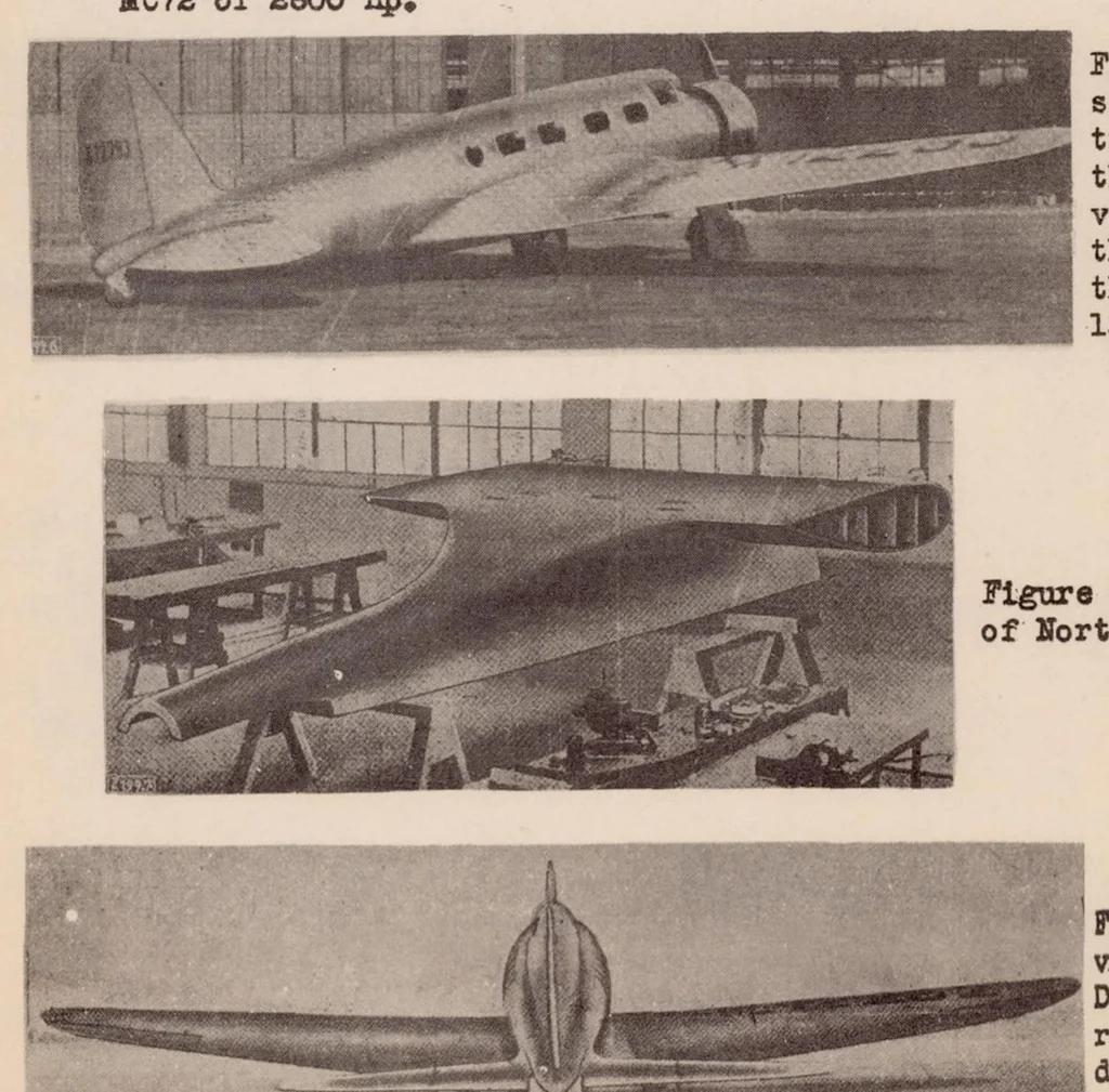 An illustration from High-speed Aircraft, 1934, leaf 14
