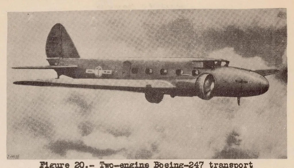 An illustration from High-speed Aircraft, 1934, leaf 17