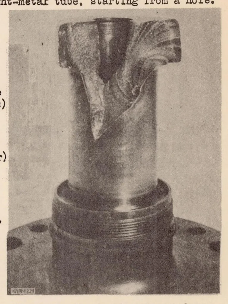 An illustration from Fatigue Strength of Airplane and Engine Materials, 1934, leaf 33