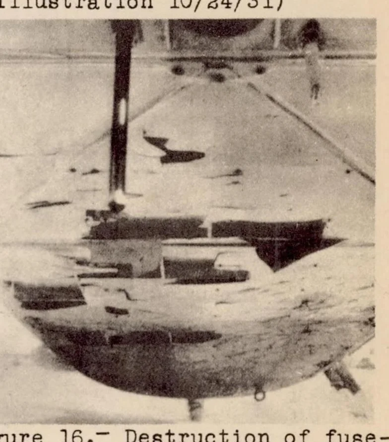 An illustration from Practical Experiences with Lightning Discharges to Airplanes, 1933, leaf 19