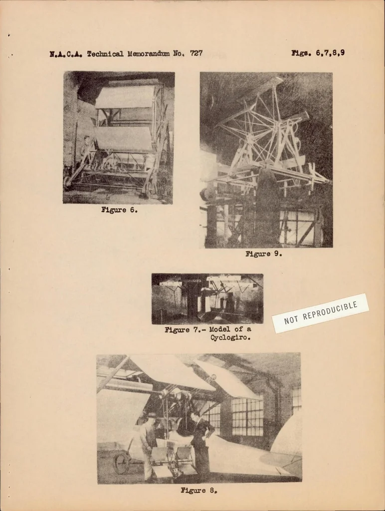 An illustration from The Theory of the Strandgren Cyclogiro, 1933, leaf 20