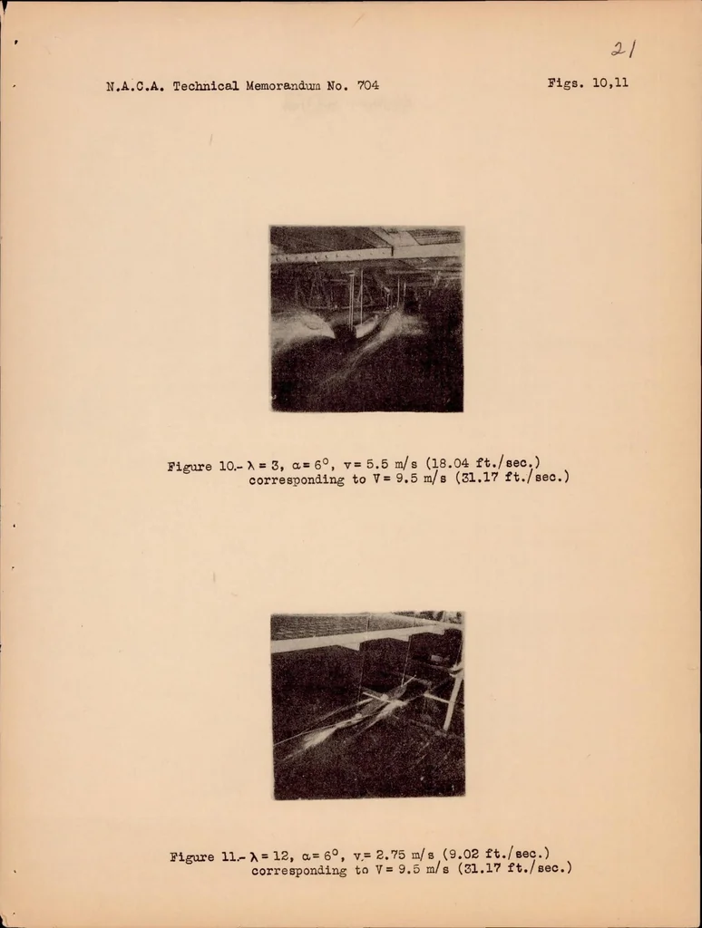 An illustration from Scale Effect of Model in Seaplane-float Investigations, 1933, leaf 21