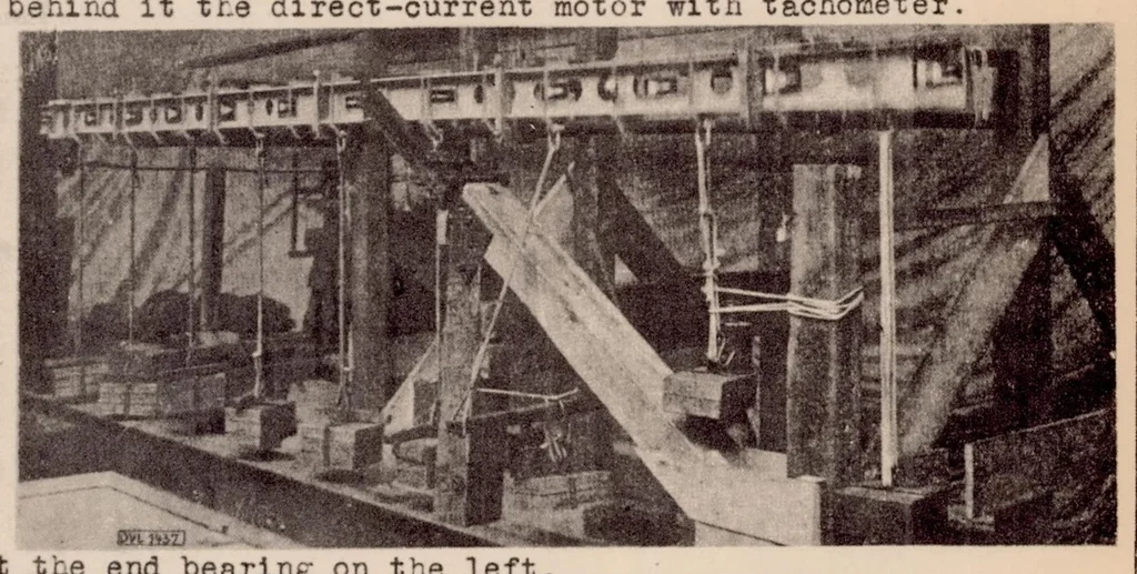 An illustration from Dynamic Breaking Tests of Airplane Parts, 1933, leaf 46