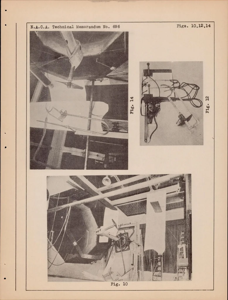 An illustration from The Problem of the Propeller in Yaw with Special Reference to Airplane Stability, 1933, leaf 38