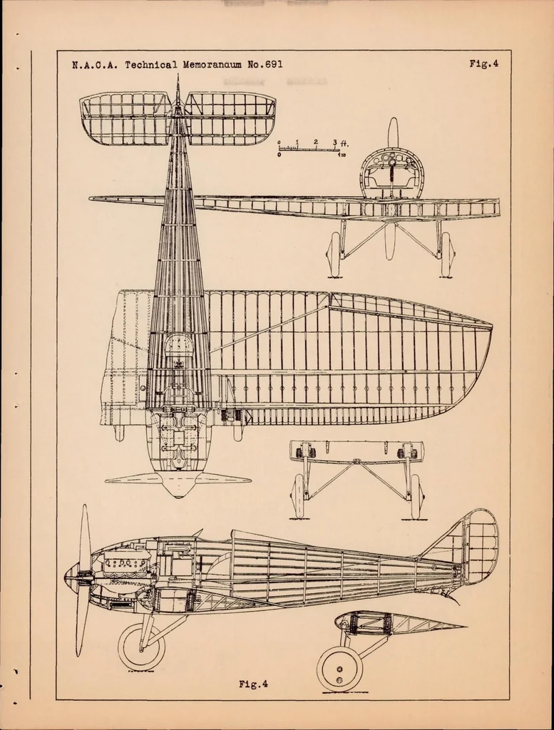 An illustration from Some Ideas on Racing Seaplanes, 1932, leaf 27