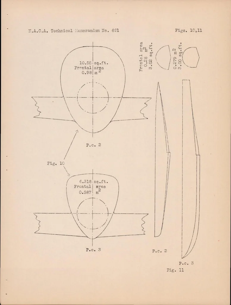 An illustration from Some Ideas on Racing Seaplanes, 1932, leaf 32