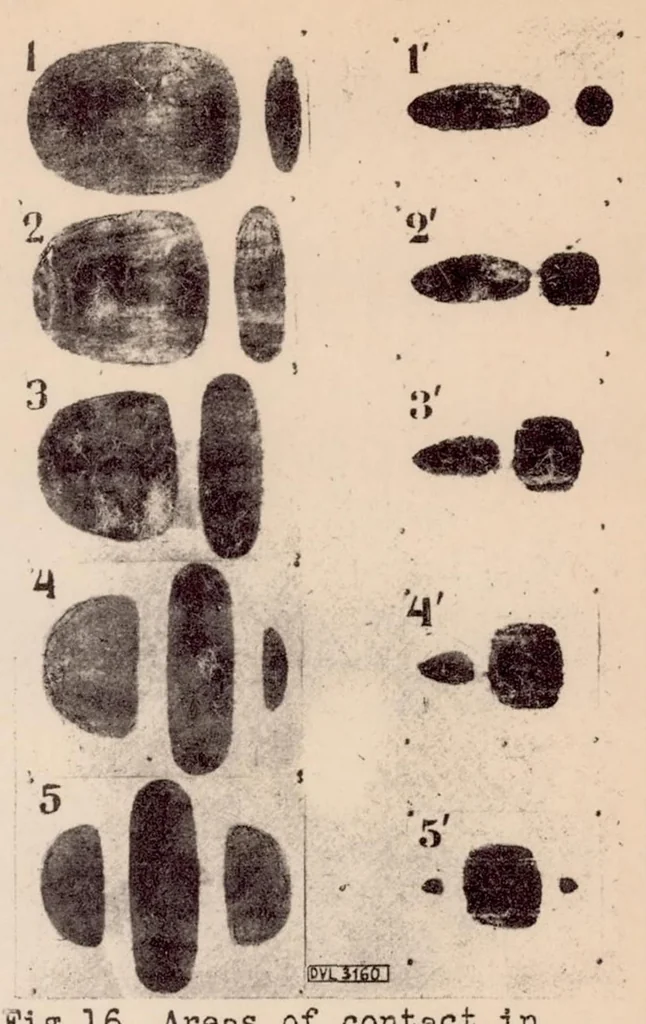 An illustration from The Problem of Tire Sizes for Airplane Wheels, 1932, leaf 34