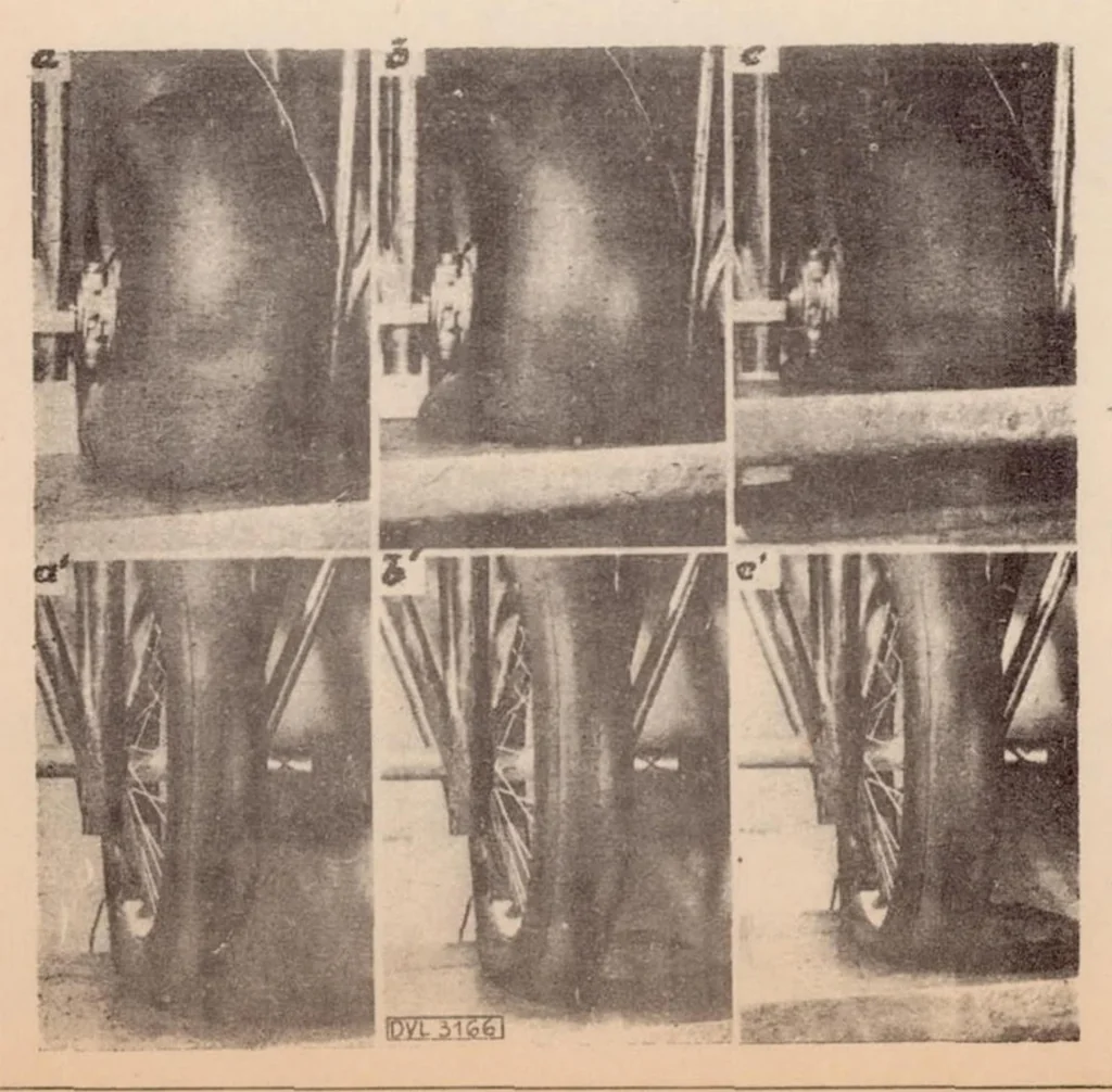 An illustration from The Problem of Tire Sizes for Airplane Wheels, 1932, leaf 34
