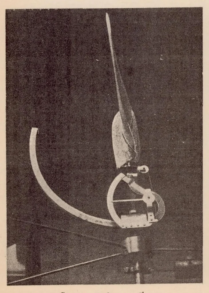 An illustration from Development of a Non-autorotative Airplane Capable of Steep Landing, 1931, leaf 32