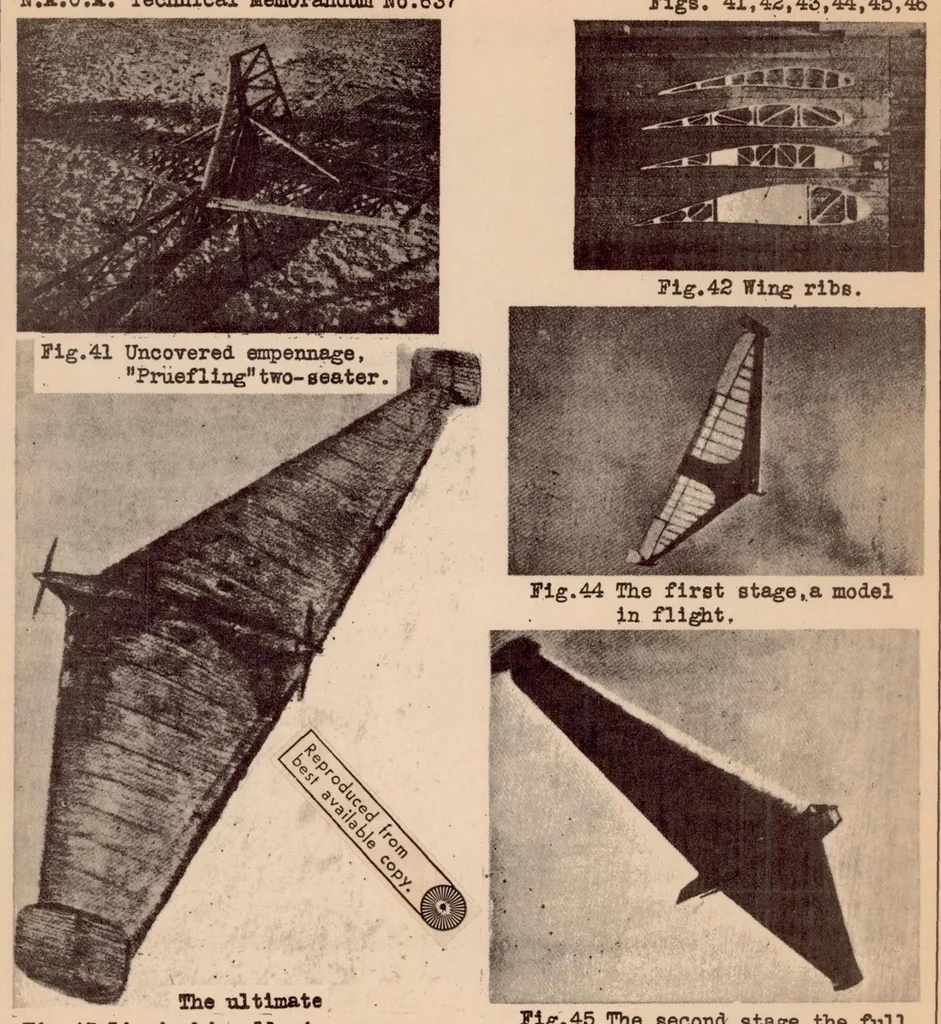 An illustration from The Development, Design and Construction of Gliders and Sailplanes, 1931, leaf 56