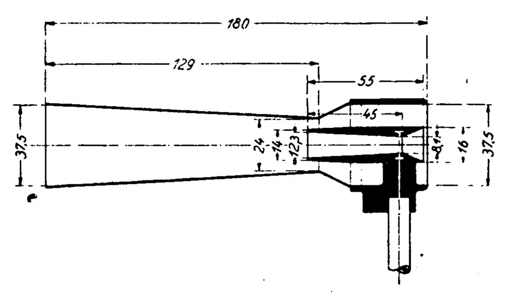 An illustration from Effect of viscosity in speed measurements with double-throat Venturi tubes, 1931, leaf 6