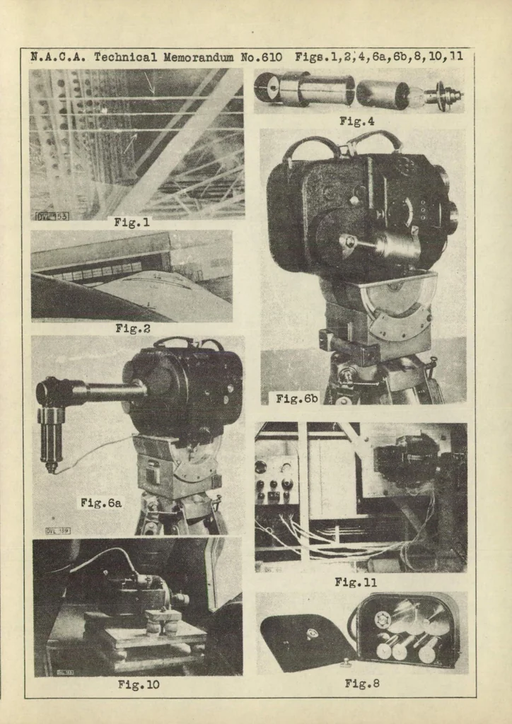 An illustration from Optico-photographic measurements of airplane deformations, 1931, leaf 17