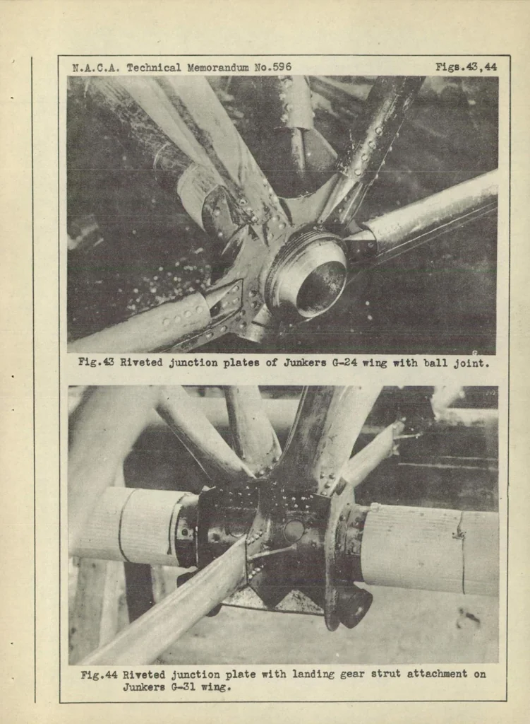 An illustration from Riveting in Metal Airplane Construction. Part I : Riveting Methods and Equipment in German Metal Airplane Construction, 1930, leaf 59
