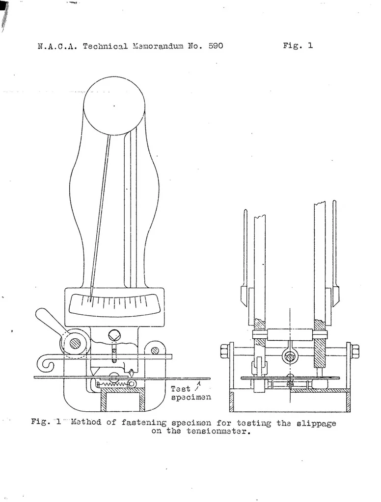 An illustration from Riveted joints in thin plates, 1930, leaf 16