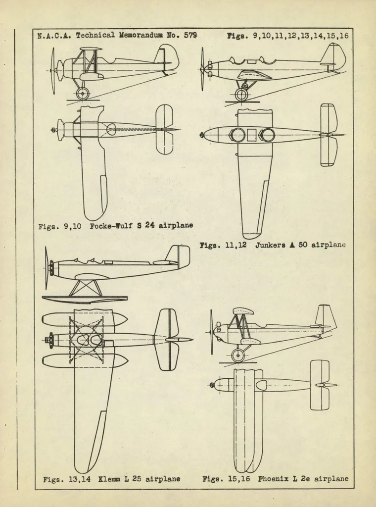 An illustration from Structural details of German light airplanes, 1930, leaf 27
