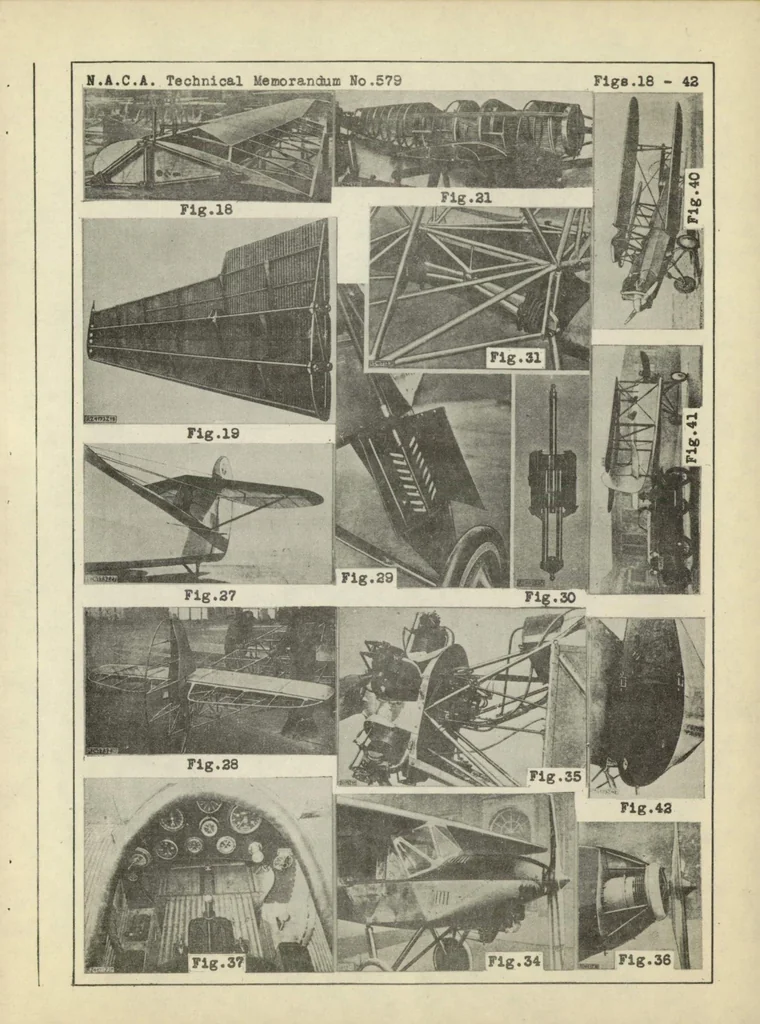 An illustration from Structural details of German light airplanes, 1930, leaf 29