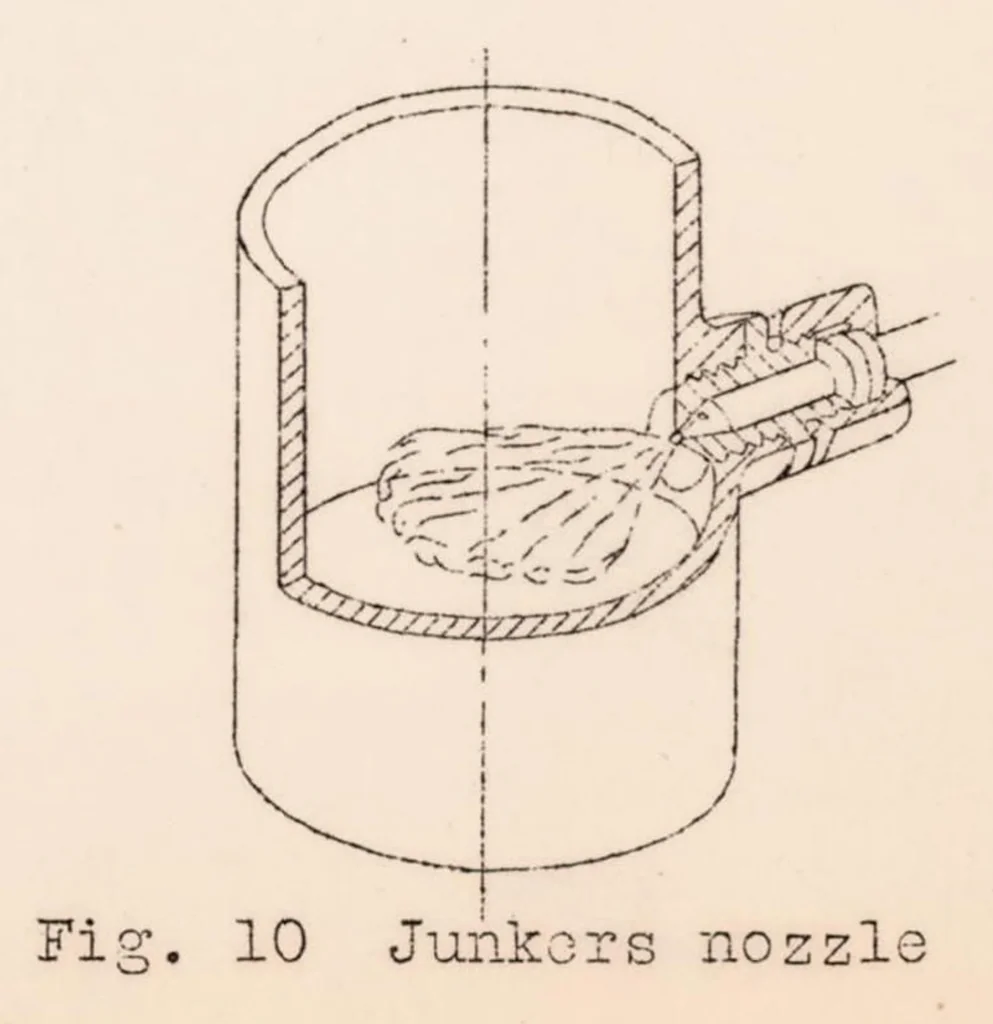 An illustration from Development of the Junkers-diesel Aircraft Engine, 1930, leaf 22