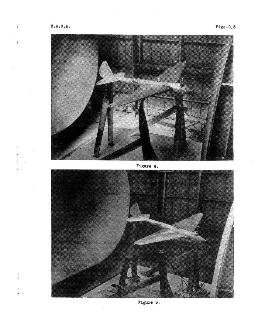 An illustration from Drag and Propulsive Characteristics of Air-Cooled Engine-Nacelle Installations for Large Airplanes, Special Report, 1939, leaf 24