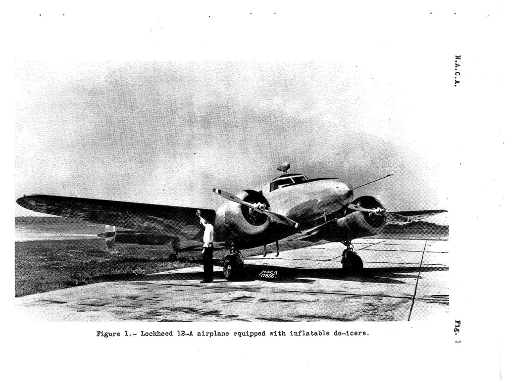 An illustration from Profile-Drag Investigation of an Airplane Wing Equipped with Rubber Inflatable De-Icer, 1939, leaf 11