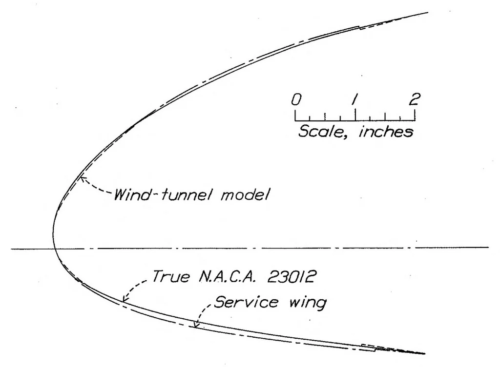 An illustration from The Effect of Surface Irregularities on Wing Drag. IV - Manufacturing Irregularities. 5; Manufacturing Irregularities, 1938, leaf 9