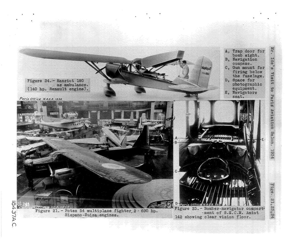 An illustration from Paris Aviation Salon, 1934, 1934, leaf 51